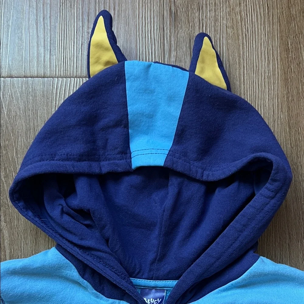 Disney Bluey Kids Full Zip Blue Hoodie with Ears.
Size 6-7 - Picture 2 of 11